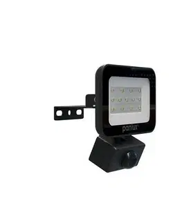 Zahradní lampy Panlux LED reflektor s PIR senzorem Vana S Evo černá, IP65, 20 W
