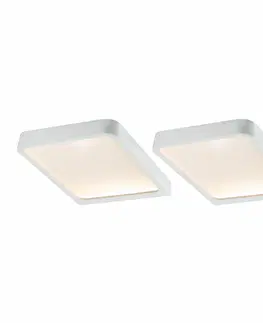Přisazená nábytková svítidla Paulmann nábytkové přisazené svítidlo LED Vane hranaté 2ks-Set vč. LED-Modul 2x6,7W 935.83 P 93583