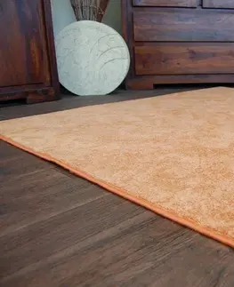 Koberce a koberečky Dywany Lusczow Kusový koberec SERENADE Hagy oranžový, velikost 300x300