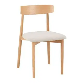 Židle do jídelny Židle Noah Dubové Dřevo/béžová