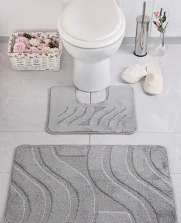 Koupelnové předložky L'essentiel Sada koupelnových koberečků SYMPHONY šedá