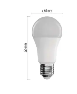 LED žárovky EMOS Chytrá LED žárovka GoSmart A60 / E27 / 11 W (75 W) / 1 050 lm / RGB / stmívatelná / Zigbee ZQZ515R