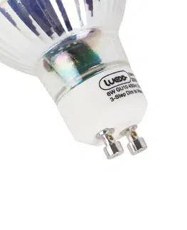 Zarovky GU10 3-stupňová stmívací až teplá LED lampa 6W 450 lm