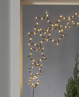 Vánoční vnitřní dekorace STAR TRADING LED dekorační světlo Stella, 8 hvězd, baterie