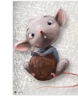 Obrazy do dětského pokoje Obrazy na stěnu do dětského pokoje - Myšiačik