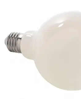 LED žárovky Light Impressions Deko-Light Filament E27 G95 2700K mléčná E27 4,40 W 410 lm 2700 K 300° stmívatelné 180059
