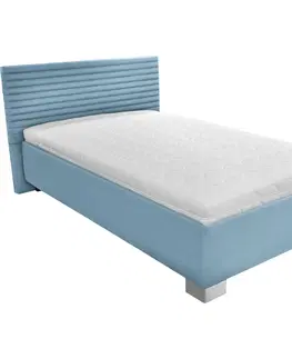 Čalouněné postele Čalouněná Postel Como, 140x200, Světle Modrá