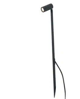 Svítidla s bodcem do země FARO SETH 600 černá lampa se zápichem H 60cm