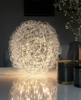 Vánoční vnitřní dekorace Konstsmide Christmas LED dekorativní drátěná koule, Ø 30 cm, 160 LED diod