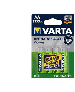 Baterie nabíjecí Varta Power AA 1350 mAh 4ks 56746101404
