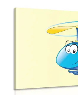 Dětské obrazy Obraz helikoptéra v oblacích