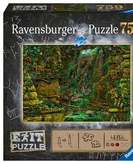 Hračky puzzle RAVENSBURGER - Exit Puzzle: Chrám v Ankor 759 dílků