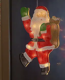 Vánoční osvětlení do oken Konstsmide Christmas Okenní silueta Santa Claus LED 20 zdrojů