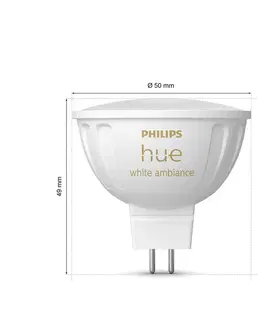 Chytré žárovky Philips Hue Philips Hue White Ambiance LED žárovka 5,1W GU5,3