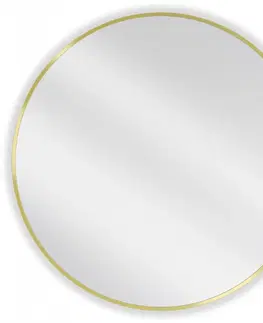 Koupelnová zrcadla MEXEN Loft zrcadlo 85 cm, zlatý rám 9850-085-085-000-50