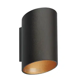 Moderní nástěnná svítidla ZUMALINE Nástěnné svítidlo SLICE WL 50603-BK/GD