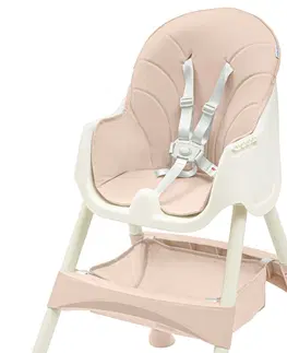Dekorace do dětských pokojů Baby Mix Jídelní stolička Nora růžová, 51 x 43 x 27 cm