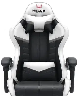 Herní křesla Herní židle HC-1004 černobílá