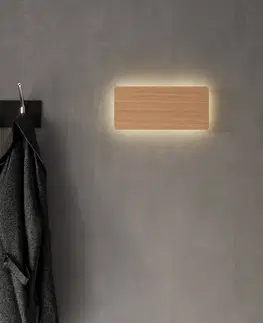 Nástěnná svítidla Envostar Envostar Tavola nástěnné světlo, dřevo, 35x16cm