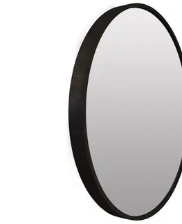 Zrcadla HOMEDE Nástěnné zrcadlo TELA černé, velikost d60