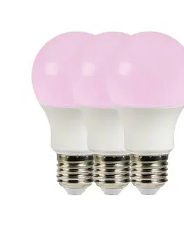 LED žárovky NORDLUX Smart E27 Color 2200-6500+RGB set 3ks 806lm 2270052701