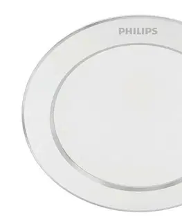 Bodovky do podhledu na 230V LED Zapuštěné bodové svítidlo Philips DIAMOND CUT DL251 8718699775155 5W 450lm 4000K IP20 10,5cm bílé