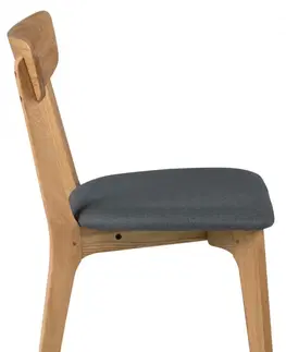 Židle Actona Jídelní židle Taxi přírodní dub/tmavě šedá