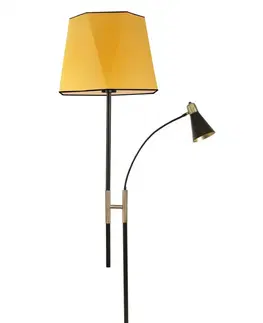 Svítidla Opviq Stojací lampa Forza Altıgen 165 cm žlutá