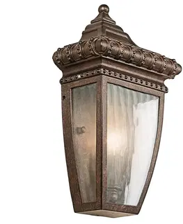 Venkovní nástěnná svítidla KICHLER Venkovní nástěnné světlo Venetian Rain