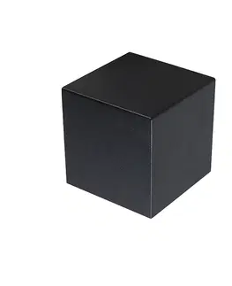 Nastenna svitidla Moderní nástěnná lampa černá - Cube