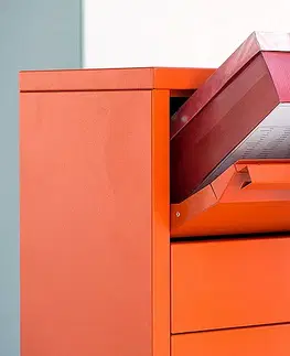 Poštovní schránky Radius design cologne Schránka na dopisy RADIUS DESIGN (LETTERMANN standing ovation 2 orange 601A) oranžová