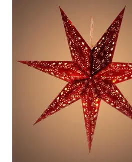 Vánoční dekorace  LED Vánoční dekorace LED/3xAA hvězda červená 