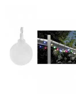 Vánoční světelné řetězy DekorStyle LED světelný řetěz Party III 16 m vícebarevný