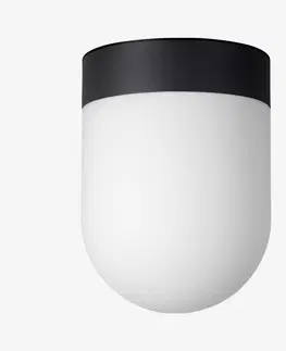 Moderní nástěnná svítidla LUCIS stropní svítidlo RETRO 1x60(46)W E27 sklo černá opál BS14.11.R14.45