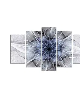 Obrazy Wallity Vícedílný obraz BLUE BLOOM 59 110 x 60 cm