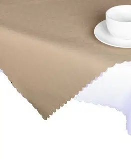 Ubrusy Forbyt Ubrus teflonový kávová, 80 x 80 cm