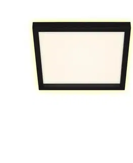 LED stropní svítidla BRILONER LED stropní svítidlo, 29,6 cm, 18 W, černá BRI 7362-015