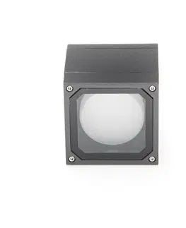 Moderní venkovní stropní svítidla Light Impressions Kapego stropní přisazené svítidlo Mob Square II Anthracite 220-240V AC/50-60Hz GX53 1x max. 9,00 W 108 mm antracit 730410