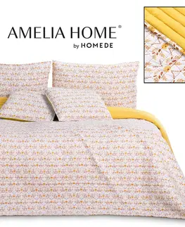 Přehozy AmeliaHome Oboustranný přehoz na postel Folky 170x270 cm vícebarevný, velikost 170x270