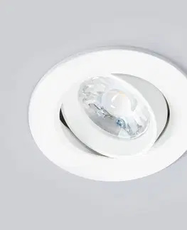 Podhledové světlo Arcchio Vestavné světlo LED Quentin v bílé barvě, 6 W