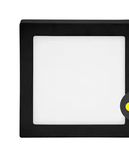 Nástěnná svítidla do koupelny Ecolite SMD panel přisaz.17x17cm, 12W, CCT, IP44, 960lm LED-CSQ-CCT/12W/CR
