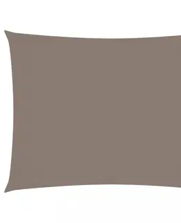 Stínící textilie Stínící plachta obdélníková 2 x 3 m oxfordská látka Dekorhome Šedohnědá taupe