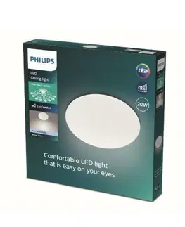 LED stropní svítidla LED Stropní přisazené svítidlo Philips Moire CL200 8719514334991 20W 2300lm 4000K IP20 39cm bílé