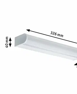 LED nástěnná svítidla Paulmann nástěnné svítidlo LED Arneb IP44 9W bílá 708.78 P 70878