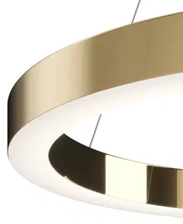Závěsná světla Maytoni Závěsné svítidlo Maytoni Saturno LED, kruhový tvar, mosaz
