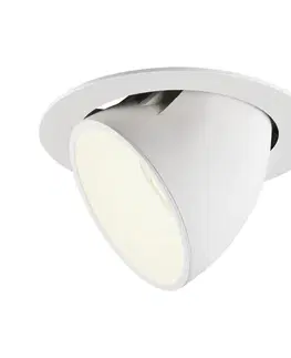 LED podhledová svítidla SLV BIG WHITE NUMINOS GIMBLE XL zápustné stropní svítidlo bílé 4000 K 55° 1006081