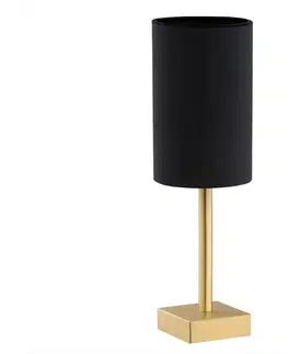 Lampy Argon Argon 8031 - Stolní lampa ABRUZZO 1xE14/7W/230V mosaz/černá 