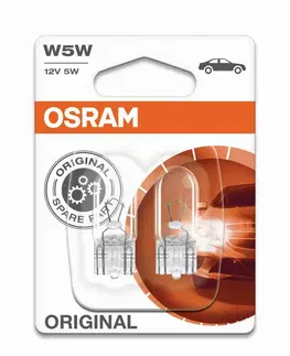 Autožárovky OSRAM W5W 2825-02B, 5W, 12V, W2.1x9.5d blistr duo box