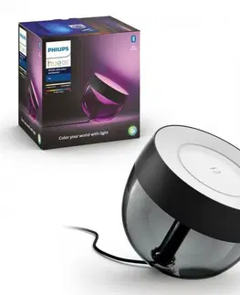 Chytré osvětlení Philips Hue LED White and Color Ambiance Bluetooth Stolní lampa Iris 8719514264489 8,1W 570lm 2000-6500K RGB IP20 černá