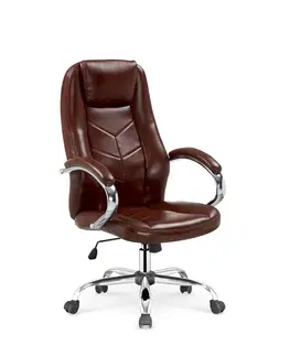 Kancelářské židle HALMAR Kancelářské křeslo Cotty hnědé